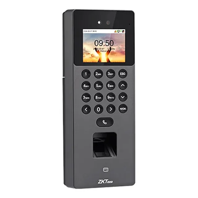 [ZK-SENSEFACE-2A] Control de Asistencia Facial 3k huellas 1.5k tarjetas 3k registros 150k