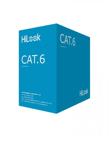 Cable Utp Hilook Categoria Cat6 (Nc-1Ln6Uu/Cca/M) 305 Metros, Pvc, Cobre Con Aluminio, Color Blanco